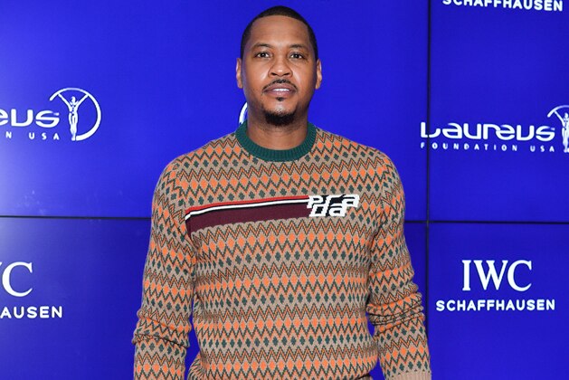 NEW YORK, NY - SEPTEMBER 12:  Carmelo Anthony attends Laureus Sport for Good Fashion Show on September 12, 2018 in New York City.  (Photo by Noam Galai/Getty Images for Laureus)