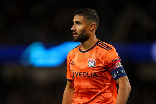 MANCHESTER, ENGLAND - SEPTEMBER 19: Nabil Fekir of Olympique Lyonnais during the Group F match of the UEFA Champions League between Manchester City and Olympique Lyonnais at Etihad Stadium on September 19, 2018 in Manchester, United Kingdom. (Photo by Robbie Jay Barratt - AMA/Getty Images)