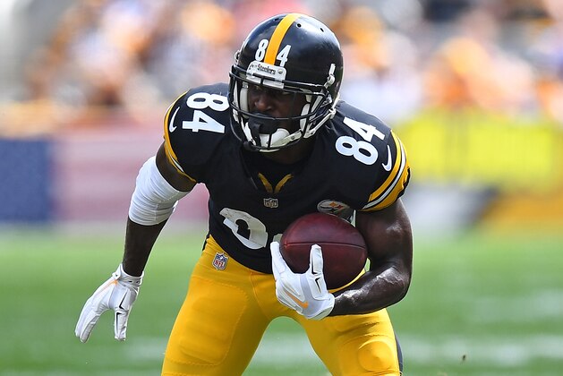 PITTSBURGH, PA - SEPTEMBER 16:  Antonio Brown #84 of the Pittsburgh Steelers in action during the game against the Kansas City Chiefs at Heinz Field on September 16, 2018 in Pittsburgh, Pennsylvania. (Photo by Joe Sargent/Getty Images)