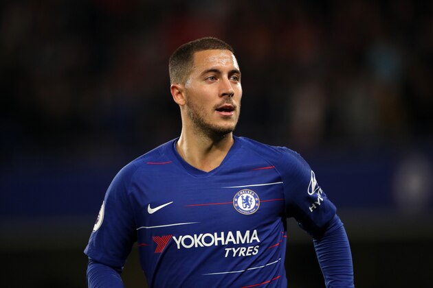 LONDON, ENGLAND - SEPTEMBER 29: Eden Hazard of Chelsea during the Premier League match between Chelsea FC and Liverpool FC at Stamford Bridge on September 29, 2018 in London, United Kingdom. (Photo by Matthew Ashton - AMA/Getty Images)