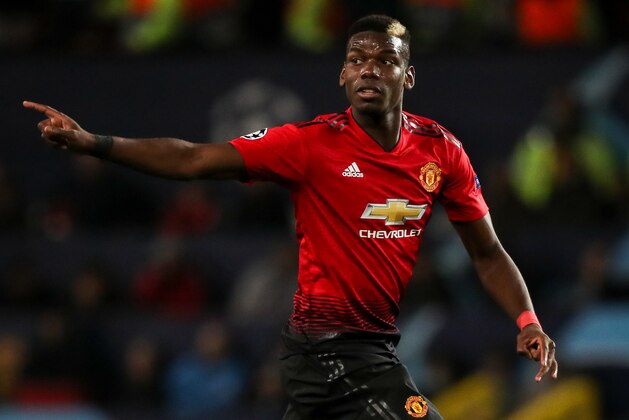 MANCHESTER, ENGLAND - OCTOBER 02: Paul Pogba of Manchester United  during the Group H match of the UEFA Champions League between Manchester United and Valencia at Old Trafford on October 2, 2018 in Manchester, United Kingdom. (Photo by Matthew Ashton - AMA/Getty Images)