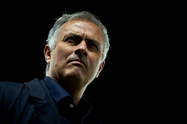 MANCHESTER, ENGLAND - OCTOBER 02:  Jose Mourinho, Manager of Manchester United looks on prior the Group H match of the UEFA Champions League between Manchester United and Valencia at Old Trafford on October 2, 2018 in Manchester, United Kingdom.  (Photo by Quality Sport Images/Getty Images)