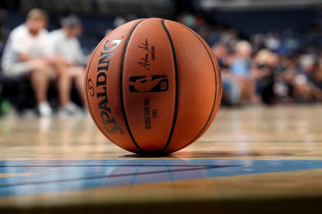 MEMPHIS, TN - OCTOBER 6: General photo of the game ball between the Indiana Pacers and the Memphis Grizzlies during a pre-season game on October 6, 2018 at FedExForum in Memphis, Tennessee.  NOTE TO USER: User expressly acknowledges and agrees that, by downloading and or using this Photograph, user is consenting to the terms and conditions of the Getty Images License Agreement. Mandatory Copyright Notice: Copyright 2018 NBAE (Photo by Joe Murphy/NBAE via Getty Images)
