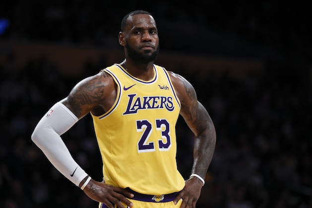 Los Angeles Lakers forward LeBron James in action during the first half of an NBA preseason basketball game against the Sacramento Kings in Los Angeles, Thursday, Oct. 4, 2018. (AP Photo/Kelvin Kuo)