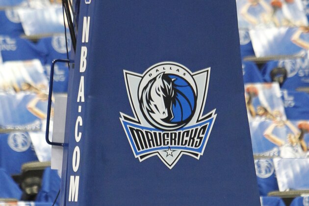 DALLAS, TX - APRIL 26: Here is a  Dallas Mavericks Playoff logo prior to the game against the San Antonio Spurs during Game Three of the Western Conference Quarterfinals during the 2014 NBA Playoffs on April 26, 2014 at the American Airlines Center in Dallas, Texas. NOTE TO USER: User expressly acknowledges and agrees that, by downloading and/or using this Photograph, user is consenting to the terms and conditions of the Getty Images License Agreement. Mandatory Copyright Notice: Copyright 2013 NBAE (Photo by Glenn James/NBAE via Getty Images)