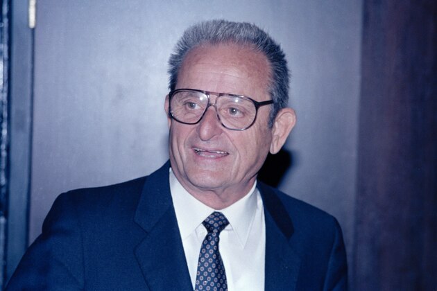 Alex Spanos, owner of the San Diego Chargers, is pictured in 1986. (AP Photo)