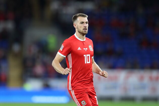 CARDIFF, WALES - SEPTEMBER 06: Aaron Ramsey of Wales during the UEFA Nations League B group four match between Wales and Irland at Cardiff City Stadium on September 6, 2018 in Cardiff, United Kingdom. (Photo by James Williamson - AMA/Getty Images)