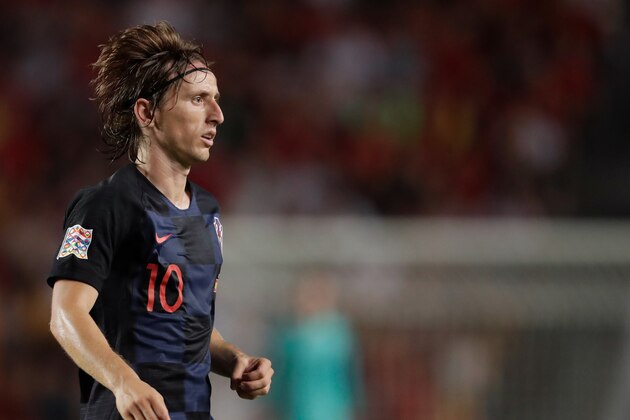 ELCHE, SPAIN - SEPTEMBER 11: Luka Modric of Croatia during the  UEFA Nations league match between Spain  v Croatia  at the Estadio Manuel Martínez Valero on September 11, 2018 in Elche Spain (Photo by Laurens Lindhout/Soccrates/Getty Images)