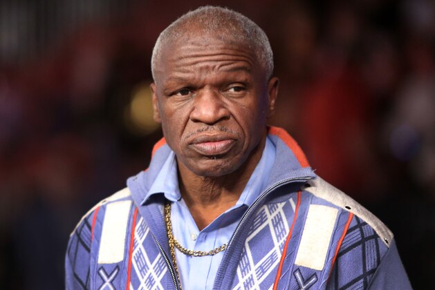 LAS VEGAS, NV - FEBRUARY 17:  Boxing trainer Floyd Mayweather Sr. waits for the start of a welterweight boxing match between Danny Garcia and Brandon Rios at the Mandalay Bay Events Center on February 17, 2018 in Las Vegas, Nevada. (Photo by Steve Marcus/Getty Images)