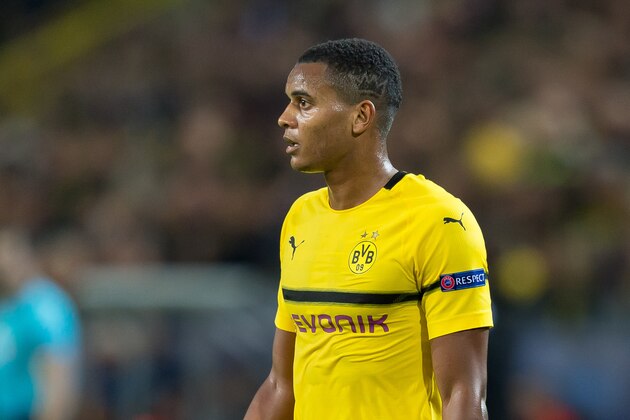 DORTMUND, GERMANY - OCTOBER 03: Manuel Akanji of Borussia Dortmund looks on during the Group A match of the UEFA Champions League between Borussia Dortmund and AS Monaco at Signal Iduna Park on October 3, 2018 in Dortmund, Germany. (Photo by TF-Images/TF-Images via Getty Images)
