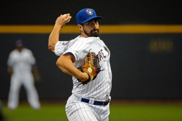 MILWAUKEE, WI - SEPTEMBER 30: Gio Gonzalez #47 of the Milwaukee Brewers pitches against the Detroit Tigers during the first inning at Miller Park on September 30, 2018 in Milwaukee, Wisconsin. (Photo by Jon Durr/Getty Images) MILWAUKEE, WI - SEPTEMBER 30: Gio Gonzalez #47 of the Milwaukee Brewers pitches against the Detroit Tigers during the first inning at Miller Park on September 30, 2018 in Milwaukee, Wisconsin. (Photo by Jon Durr/Getty Images)