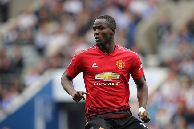 BRIGHTON, ENGLAND - AUGUST 19: Eric Bailly of Manchester United during the Premier League match between Brighton & Hove Albion and Manchester United at American Express Community Stadium on August 19, 2018 in Brighton, United Kingdom. (Photo by Matthew Ashton - AMA/Getty Images)