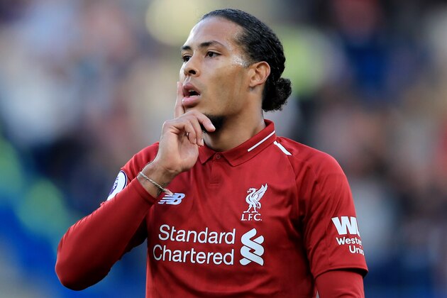 LONDON, ENGLAND - SEPTEMBER 29: Virgil van Dijk of Liverpool during the Premier League match between Chelsea FC and Liverpool FC at Stamford Bridge on September 29, 2018 in London, United Kingdom. (Photo by Marc Atkins/Getty Images)