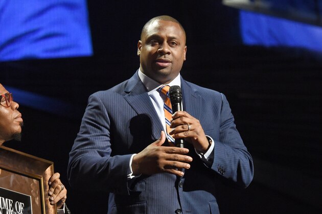 HOUSTON, TX - FEBRUARY 03:  Honoree Troy Vincent accepts the Lifetime of Inspiration Award onstage during the BET Presents Super Bowl Gospel Celebration at Lakewood Church on February 3, 2017 in Houston, Texas.  (Photo by Rick Diamond/Getty Images for BET)