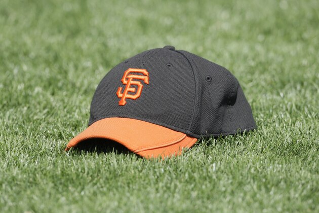 A San Francisco Giants hat is shown against the Los Angeles Angels in a spring training baseball game in Scottsdale, Ariz., Friday, March 26, 2010. (AP Photo/Jeff Chiu) A San Francisco Giants hat is shown against the Los Angeles Angels in a spring training baseball game in Scottsdale, Ariz., Friday, March 26, 2010. (AP Photo/Jeff Chiu)