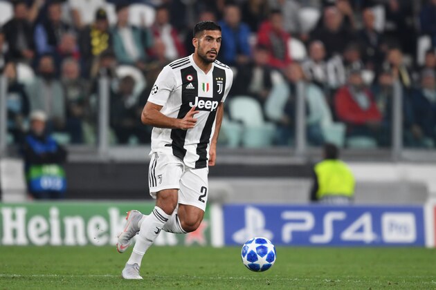 TURIN,ITALY - OCTOBER 2: Emre Can of Juventus in action during the Group H match of the UEFA Champions League between Juventus and BSC Young Boys at Juventus Stadium on October 2, 2018 in Turin, Italy. (Photo by Etsuo Hara/Getty Images)