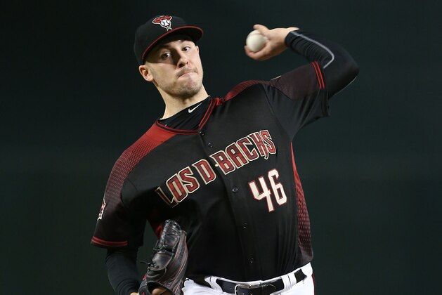 PHOENIX, AZ - SEPTEMBER 22:  Patrick Corbin #46 of the Arizona Diamondbacks pitches against the Colorado Rockies during the second inning of an MLB game at Chase Field on September 22, 2018 in Phoenix, Arizona.  (Photo by Ralph Freso/Getty Images)