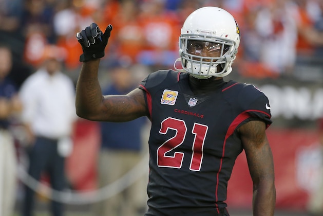 Arizona Cardinals cornerback Patrick Peterson (21) during an NFL football game against the Denver Broncos, Thursday, Oct. 18, 2018, in Glendale, Ariz. (AP Photo/Rick Scuteri)