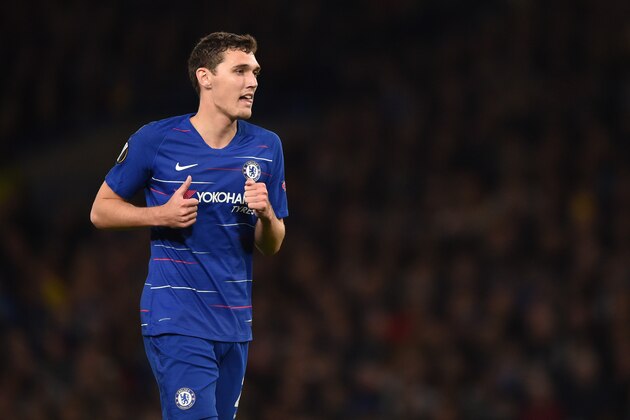 LONDON, ENGLAND - OCTOBER 04: Andreas Christensen of Chelsea looks on during the UEFA Europa League Group L match between Chelsea and Vidi FC at Stamford Bridge on October 4, 2018 in London, United Kingdom. (Photo by TF-Images/Getty Images)