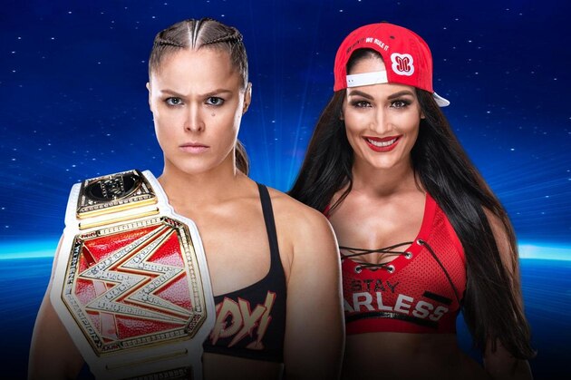 Ronda Rousey and Nikki Bella. Ronda Rousey and Nikki Bella.