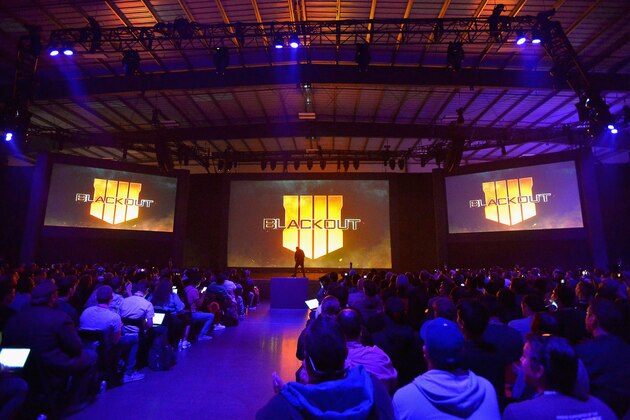 HAWTHORNE, CA - MAY 17: A view of the atmosphere at the Call of Duty: Black Ops 4 Community Reveal Event in Hawthorne, CA, on May 17, 2018. (Photo by Charley Gallay/Getty Images for Activision) HAWTHORNE, CA - MAY 17: A view of the atmosphere at the Call of Duty: Black Ops 4 Community Reveal Event in Hawthorne, CA, on May 17, 2018. (Photo by Charley Gallay/Getty Images for Activision)