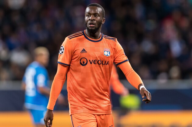 Tanguy Ndombele of Olympique Lyonnais during the UEFA Champions League group E match between TSG 1899 Hoffenheim and Olympique Lyonnais at Rhein-Neckar-Arena on October 23, 2018 in Sinsheim, Germany(Photo by VI Images via Getty Images)