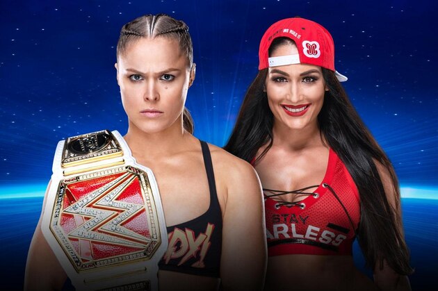 Ronda Rousey and Nikki Bella.