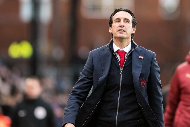 LONDON, ENGLAND - OCTOBER 28: Unai Emery of Arsenal walking down to tunnel after Premier League match between Crystal Palace and Arsenal FC at Selhurst Park on October 28, 2018 in London, United Kingdom. (Photo by Sebastian Frej/MB Media/Getty Images) LONDON, ENGLAND - OCTOBER 28: Unai Emery of Arsenal walking down to tunnel after Premier League match between Crystal Palace and Arsenal FC at Selhurst Park on October 28, 2018 in London, United Kingdom. (Photo by Sebastian Frej/MB Media/Getty Images)