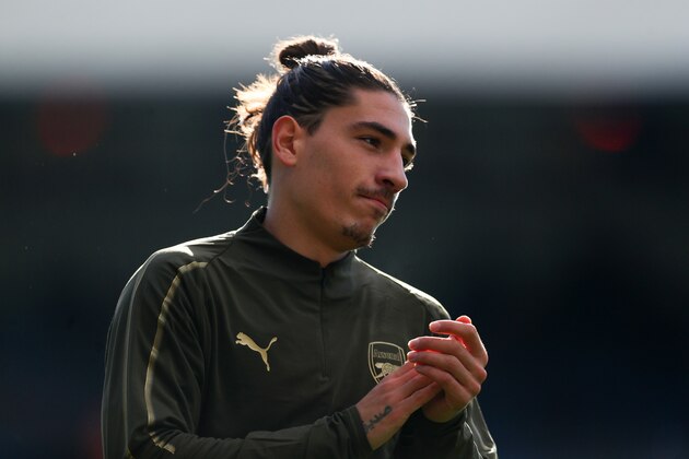 LONDON, ENGLAND - OCTOBER 28: Hector Bellerin of Arsenal during the warm up before the Premier League match between Crystal Palace and Arsenal FC at Selhurst Park on October 28, 2018 in London, United Kingdom. (Photo by Catherine Ivill/Getty Images)