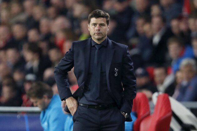 Tottenham Hotspur FC coach Mauricio Pochettino during the UEFA Champions League group C match between PSV Eindhoven and Tottenham Hotspur FC at the Phillips stadium on October 24, 2018 in Eindhoven, The Netherlands(Photo by VI Images via Getty Images)