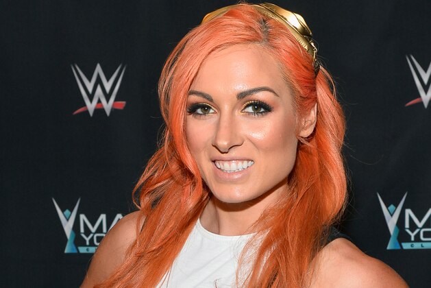 LAS VEGAS, NV - SEPTEMBER 12:  WWE Superstar Becky Lynch appears on the red carpet of the WWE Mae Young Classic on September 12, 2017 in Las Vegas, Nevada.  (Photo by Bryan Steffy/Getty Images for WWE)