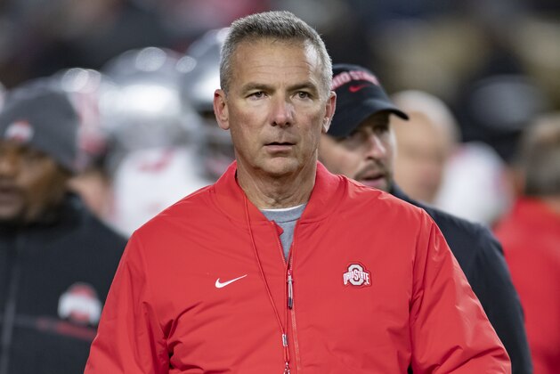 WEST LAFAYETTE, IN - OCTOBER 20: Head coach Urban Meyer of the Ohio State Buckeyes is seen before the game against the Purdue Boilermakers at Ross-Ade Stadium on October 20, 2018 in West Lafayette, Indiana. (Photo by Michael Hickey/Getty Images)