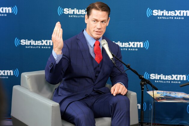 NEW YORK, NY - OCTOBER 10:  SiriusXM host Hoda Kotb talks with John Cena at the SiriusXM Studio on October 10, 2018 in New York City.  (Photo by Cindy Ord/Getty Images for SiriusXM)