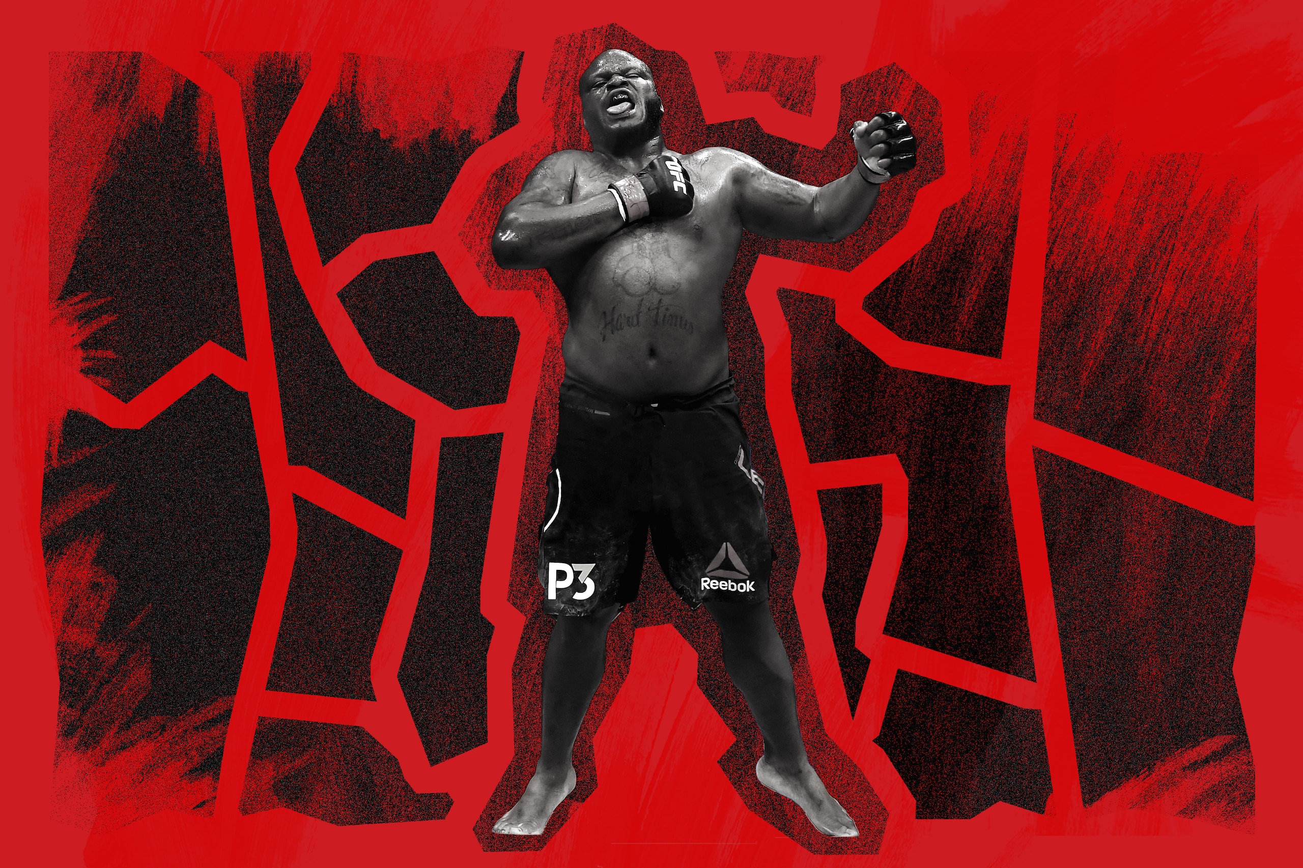 LAS VEGAS, NV - OCTOBER 06:  Derrick Lewis celebrates knocking out Alexander Volkov of Russia in their heavyweight bout during the UFC 229 event inside T-Mobile Arena on October 6, 2018 in Las Vegas, Nevada.  (Photo by Harry How/Getty Images)