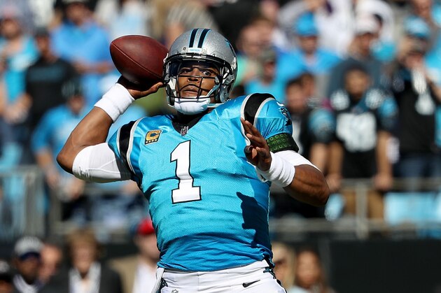 CHARLOTTE, NC - OCTOBER 28: Cam Newton #1 of the Carolina Panthers throws a pass against the Baltimore Ravens in the third quarter during their game at Bank of America Stadium on October 28, 2018 in Charlotte, North Carolina. (Photo by Streeter Lecka/Getty Images) CHARLOTTE, NC - OCTOBER 28: Cam Newton #1 of the Carolina Panthers throws a pass against the Baltimore Ravens in the third quarter during their game at Bank of America Stadium on October 28, 2018 in Charlotte, North Carolina. (Photo by Streeter Lecka/Getty Images)