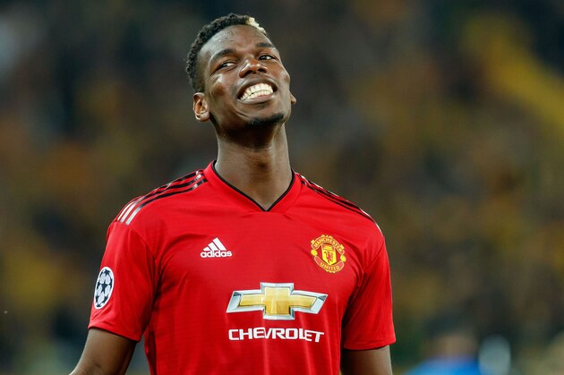 BERN, SWITZERLAND - SEPTEMBER 19: Paul Pogba of Manchester United looks on after the UEFA Champions League Group H match between BSC Young Boys and Manchester United at Stade de Suisse, Wankdorf on September 19, 2018 in Bern, Switzerland. (Photo by TF-Images/Getty Images)
