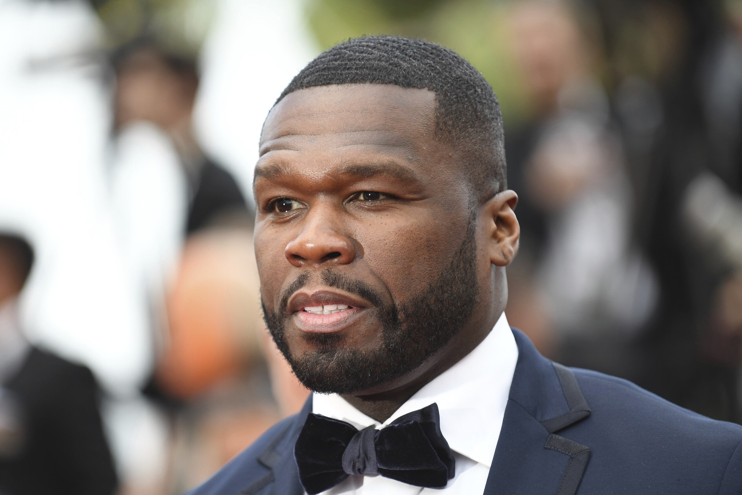 Singer Curtic '50 Cent' Jackson poses for photographers upon arrival at the premiere of the film 'Solo: A Star Wars Story' at the 71st international film festival, Cannes, southern France, Tuesday, May 15, 2018. (Photo by Arthur Mola/Invision/AP)