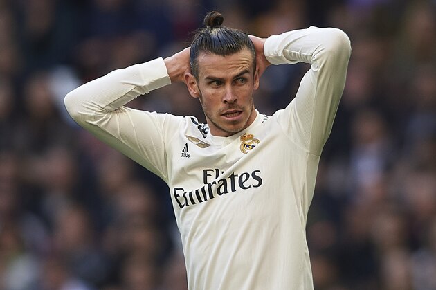 MADRID, SPAIN - NOVEMBER 03:  Gareth Bale of Real Madrid reacts during the La Liga match between Real Madrid CF and Real Valladolid CF at Estadio Santiago Bernabeu on November 3, 2018 in Madrid, Spain.  (Photo by Quality Sport Images/Getty Images)