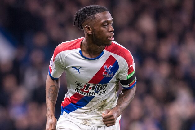 LONDON, ENGLAND - NOVEMBER 04:  Aaron Wan-Bissaka of Crystal Palace looks on during the Premier League match between Chelsea FC and Crystal Palace at Stamford Bridge on November 4, 2018 in London, United Kingdom. (Photo by Sebastian Frej/MB Media/Getty Images)