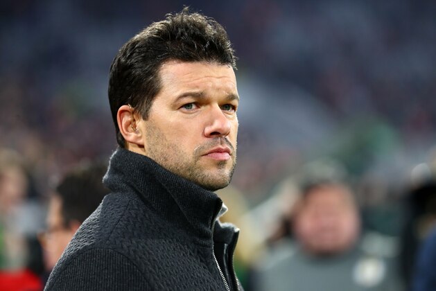MUNICH, GERMANY - DECEMBER 20: Michael Ballack looks on prior to the DFB Cup match between Bayern Muenchen and Borussia Dortmund at Allianz Arena on December 20, 2017 in Munich, Germany. (Photo by TF-Images/TF-Images via Getty Images)