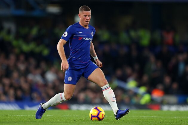LONDON, ENGLAND - NOVEMBER 04: Ross Barkley of Chelsea during the Premier League match between Chelsea FC and Crystal Palace at Stamford Bridge on November 4, 2018 in London, United Kingdom. (Photo by Catherine Ivill/Getty Images)