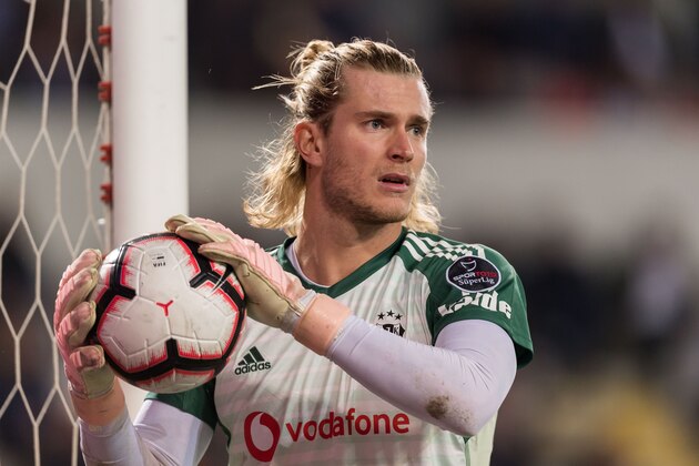 goalkeeper Loris Sven Karius of Besiktas JK during the Turkish Spor Toto Super Lig match between Medipol Basaksehir FK and Besiktas AS at the Recep Fatih Terim stadium on November 03, 2018 in Istanbul, Turkey(Photo by VI Images via Getty Images)