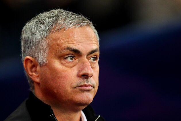 MANCHESTER, ENGLAND - NOVEMBER 11: Jose Mourinho the head coach / manager of Manchester United during the Premier League match between Manchester City and Manchester United at Etihad Stadium on November 11, 2018 in Manchester, United Kingdom. (Photo by Robbie Jay Barratt - AMA/Getty Images)