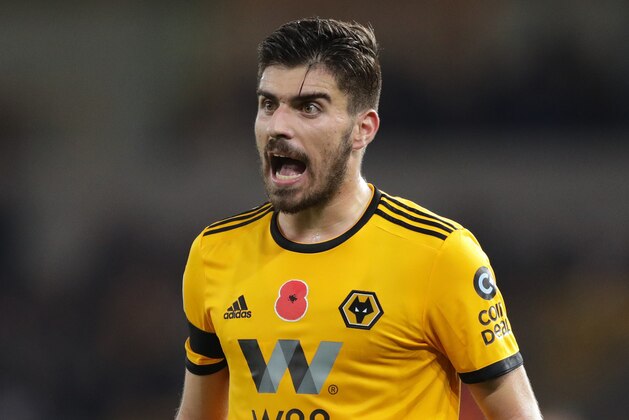 WOLVERHAMPTON, ENGLAND - NOVEMBER 03: Ruben Neves of Wolverhampton Wanderers during the Premier League match between Wolverhampton Wanderers and Tottenham Hotspur at Molineux on November 3, 2018 in Wolverhampton, United Kingdom. (Photo by Lynne Cameron/Getty Images)