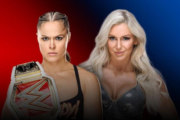Ronda Rousey and Charlotte Flair.