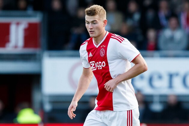 Matthijs de Ligt of Ajax during the Dutch Eredivisie match between sbv Excelsior Rotterdam and Ajax Amsterdam at Van Donge & De Roo stadium on November 11, 2018 in Rotterdam, The Netherlands(Photo by VI Images via Getty Images)