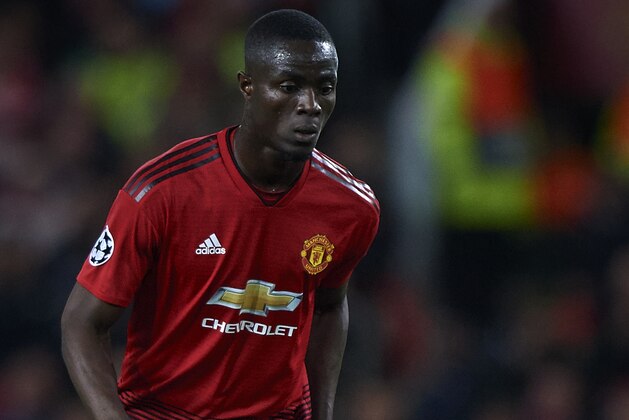 MANCHESTER, ENGLAND - OCTOBER 02:  Eric Bailly of Manchester United inaction during the Group H match of the UEFA Champions League between Manchester United and Valencia at Old Trafford on October 2, 2018 in Manchester, United Kingdom.  (Photo by Quality Sport Images/Getty Images)