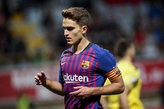 LEON, SPAIN - OCTOBER 31: Denis Suarez of FC Barcelona during the Spanish Copa del Rey  match between Cultural Leonesa v FC Barcelona at the Estadio Municipal Reino de León on October 31, 2018 in Leon Spain (Photo by David S. Bustamante/Soccrates/Getty Images)