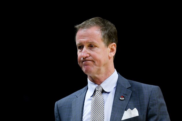 MIAMI, FL - OCTOBER 27:  Head coach Terry Stotts of the Portland Trail Blazers looks on against the Miami Heat at American Airlines Arena on October 27, 2018 in Miami, Florida. NOTE TO USER: User expressly acknowledges and agrees that, by downloading and or using this photograph, User is consenting to the terms and conditions of the Getty Images License Agreement.  (Photo by Michael Reaves/Getty Images)