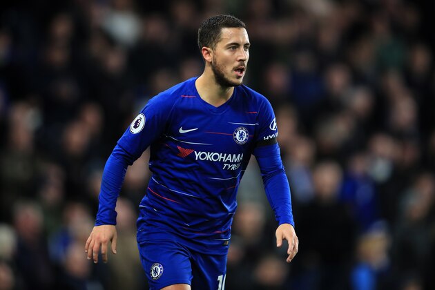 LONDON, ENGLAND - NOVEMBER 04: Eden Hazard of Chelsea during the Premier League match between Chelsea FC and Crystal Palace at Stamford Bridge on November 4, 2018 in London, United Kingdom. (Photo by Marc Atkins/Getty Images)